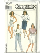 Simplicity Sewing Pattern 9028 Misses Skirt Pants Shorts Culottes Size 1... - £7.98 GBP