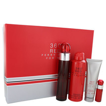 Perry Ellis 360 Red by Perry Ellis Gift Set -- 3.4 oz Eau De Toilette Spray + . - £57.52 GBP