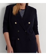 Ralph Lauren Women&#39;s Blazer Double Breasted Wool Crepe NWOT Size 22W 22+... - £121.32 GBP