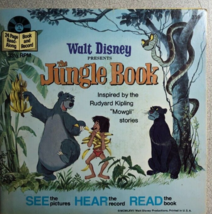 JUNGLE BOOK (1977) softcover book with 33-1/3 RPM record - £10.90 GBP