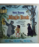 JUNGLE BOOK (1977) softcover book with 33-1/3 RPM record - £10.89 GBP