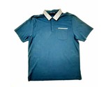 Travis Mathew Mens Golf Athletic Polo Shirt Size XL Blue TA9 - $21.77