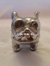Vintage Truck Bulldog Hood Ornament Silver Unmarked - £43.52 GBP