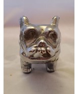 Vintage Truck Bulldog Hood Ornament Silver Unmarked - £43.39 GBP