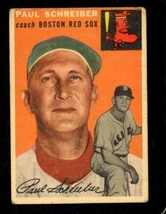 1954 Topps #217 Paul Schreiber Good (Rc) Red Sox Co *X65829 - £3.08 GBP