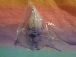 Dreamworks Trolls PVC Guy Diamond Figure Cake Topper Purple WhiteHair New Sealed - £4.09 GBP