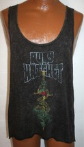 We The Free People Small Ruby the Hatchet Distressed Tank Top Indie Psyc... - £21.01 GBP