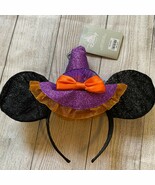 Minnie mouse purple witch Halloween Mickey ears light up new - $441.85 MXN