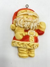 Hallmark 1976 Tree Treat Santa Claus Cookie Ornament Seasons Greetings 3... - £11.41 GBP