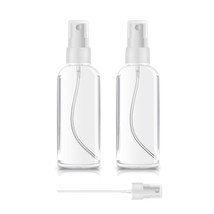 ZEROFIRE 2 Pack Spray Bottles 1oz Clear Plastic Empty Refillable Mini Sp... - $337.96 MXN