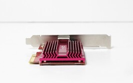 TP-Link TX401 10 Gigabit PCI-E Express 3.0 x4 Adapter w Low Profile CAT6A Cord image 4