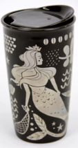 *Starbucks 2017 Siren Mermaid Golden Black Ceramic Tumbler NEW WITH TAG - £37.31 GBP