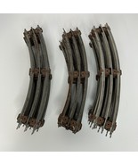 Lionel 027 Curved Train Track Brown Ties 17 Sections O Gauge - €28,29 EUR