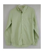 BKE 67 Men&#39;s Button Up Long Sleeve Solid Light Green Dress Shirt Size Me... - $238.73 MXN