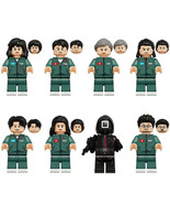 8Pcs Squid Game Manager Players Minifigures Seong Gi-hun Cho Sang-woo Mi... - $17.99