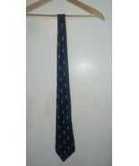 Brooks Brothers Makers Bagpipe Player Navy Blue Tie Made in England - £70.51 GBP