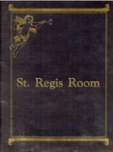 St Regis Room Menu KIngs Inn South Williamsport Pennsylvania 1990&#39;s - £21.80 GBP