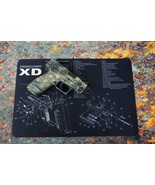 Springfield XD Gun Cleaning Mat Breakdown Schematics Parts Diagram - $300.79 MXN