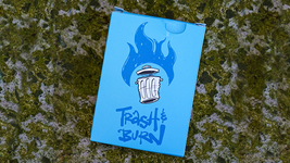 Trash &amp; Burn (Blue) Playing Cards by Howlin&#39; Jacks - £10.11 GBP