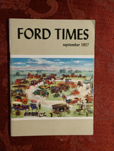 FORD TIMES Magazine September 1957 Charles Banks Wilson - £7.64 GBP