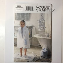 Vogue Craft 8960 Children&#39;s Bath Accessories Coverup Mat Wash Mitt - £10.07 GBP