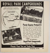 1968 Print Ad Bill McMullen&#39;s Royall Park Campgrounds Riverview,Florida - £7.75 GBP