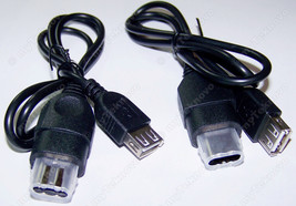 2x Original Xbox Microsoft Controller to USB Adapter Data File Transfer SoftMod - £8.92 GBP
