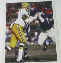 Ray Nitschke Green Bay Packers Minnesota Vikings Grady Alderman Photo Vintage  - £11.12 GBP