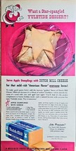 DUTCH MILL CHEESE - 1946 Vintage Print Ad - CHRISTMAS SANTA - YULETIDE D... - $11.57