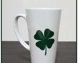 NEW St. Patrick&#39;s Day Shamrock Latte Mug 6&quot; tall Holds 18 OZ Ceramic - $14.99