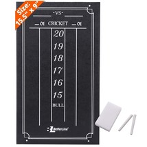 Large Professional Scoreboard Chalkboard For Cricket And 01 Darts Games - 15.5&quot;  - £37.96 GBP