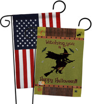 Witching You - Impressions Decorative USA - Applique Garden Flags Pack - GP11205 - £24.49 GBP