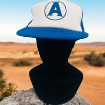 Kap II Blue White Foam “A” Truckers Meshback SnapBack Hat - $14.87