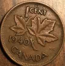 1940 Canada Small One Cent Penny Coin - £1.38 GBP