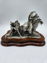 Chilmark Fine Pewter Sculpture &quot;Painting the Town&quot; Don Polland - 1975 - $78.71