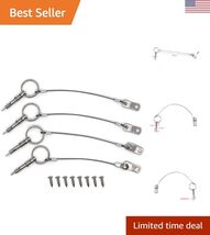 Easy Install Bimini Top Pin Set - 4 Pack Quick Release Pins with Lanyard - $19.28