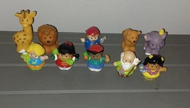 Little People Lot Fisher Price 2000s 10 assorted Noah giraffe lion bear - $14.99