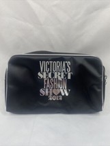 New Victoria’s Secret Fashion Show 2012 Clutch Makeup Bag Tote Black Silver - £7.25 GBP