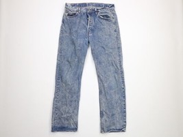 Vtg 80s Levis 501xx Mens 32x30 Acid Wash Original Fit Button Fly Denim Jeans USA - £117.04 GBP