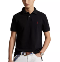 Ralph Lauren Men&#39;s Short Sleeve Mesh Polo Shirt, Black, XLT NWT - £55.78 GBP