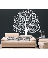 Huge Vinyl Sticker Big Tree Leaves Wall Furniture Glass Decal Deco Art M... - £35.25 GBP