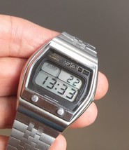 Vintage Seiko Quartz Steel LC Digital Alarm Watch A031-5000 Japan 1970&#39;s... - £149.45 GBP