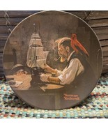 Norman Rockwell The Ship Builder Knowles Decorative Plate Bradex 84-70-3... - $8.91