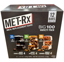 Met-RX Variety 12 Bars - 3.52 Oz Net Wt 42.24 Big 100 - £30.77 GBP