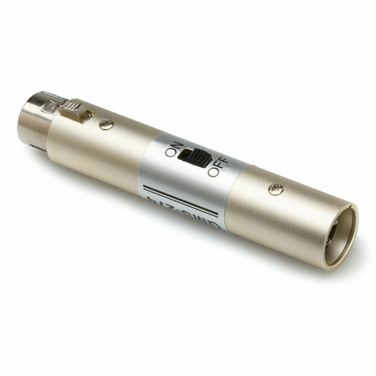 Hosa - GMS-274 - In-Line XLR Barrel Microphone On/Off Switch - $29.95