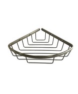 AquaBrass Medium Corner Shower Basket Shelf Brushed Nickel - $29.69