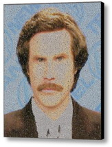 Anchorman: The Legend of Ron Burgundy Quotes Mosaic Framed 9X11 Limited Edition - $19.19