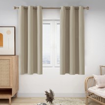 Deconovo Room Darkening Thermal Insulated Grommet Blackout Curtain, 2 Panels. - $39.94