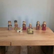 Christmas Nativity Set of 8 Baby Jesus Lamb Mary Replacement  - £16.09 GBP
