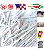 50 Pcs Natural Stone White Slate Pencils - Smooth 6B Writing for Profess... - $19.92 CAD